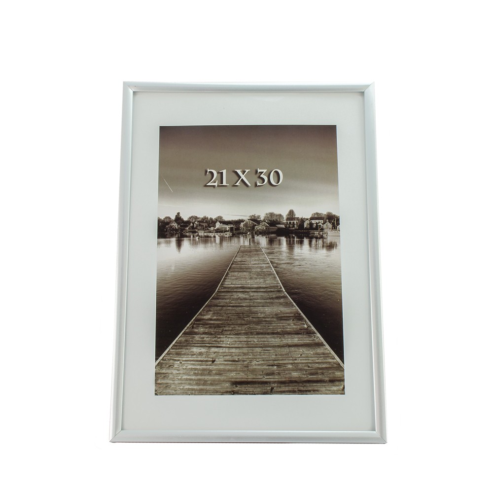 Rama foto Ada, 21x30 cm, aluminiu, argintie - imagine 6